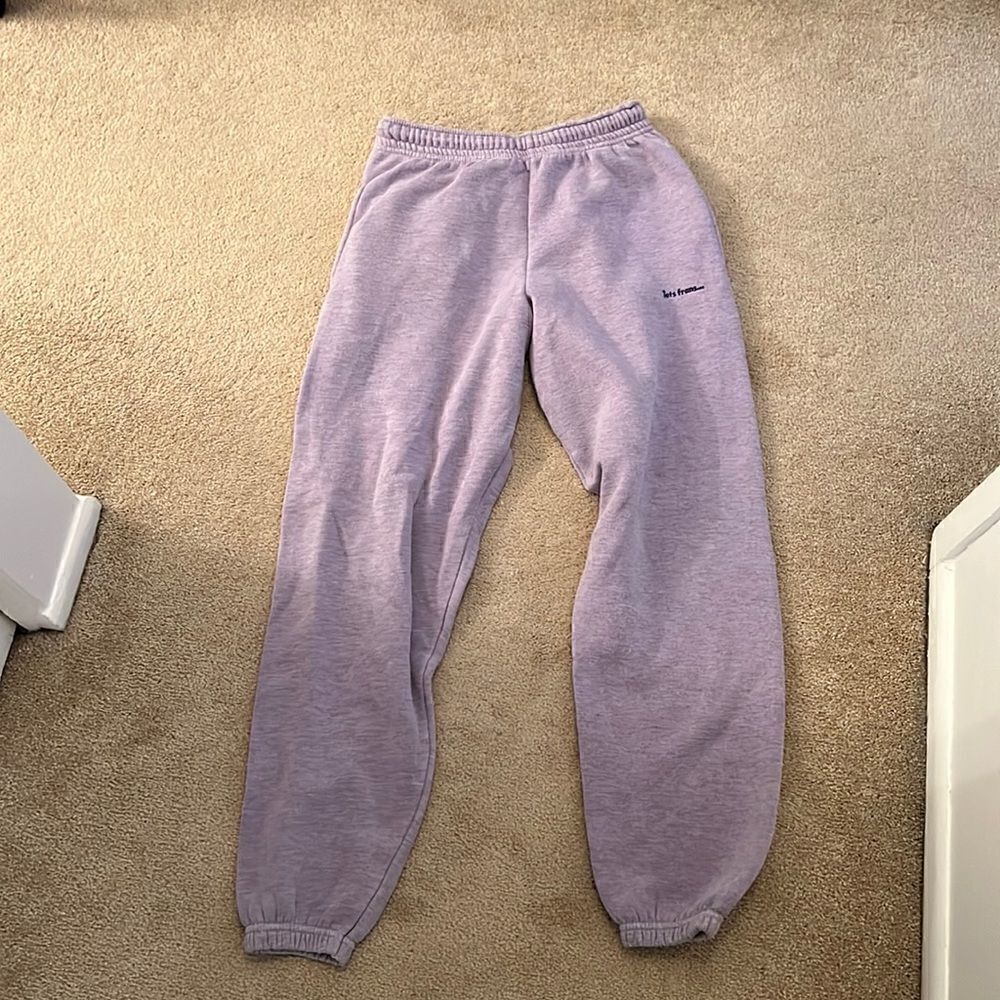 Ies frans sweatpants purple small
